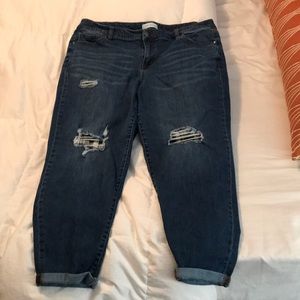 Lane Bryant Flex Magic Waistband LowRise Boyfriend